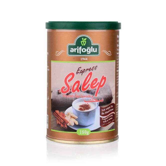 Arifoglu Salep Powder Tin 150g – Traditional Turkish Beverage