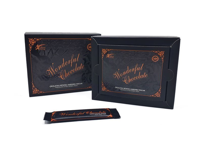 Wonderful Chocolate Natural Paste – sachets displayed with packaging for clear product visibility - صورة 2