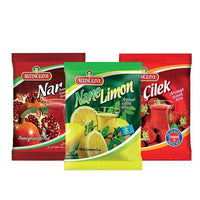 Altincezve Favorites Discovery Set with Mint Lemon, Pomegranate, and Strawberry Instant Drink Powders
