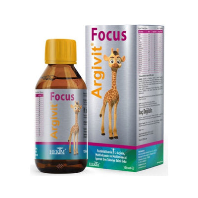 Argivit Focus Syrup 150 ml bottle for cognitive support - Argivit