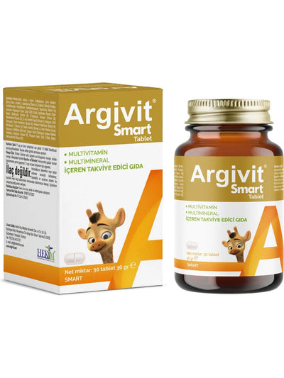 Argivit Smart 30 Tablets bottle for memory support - Argivit
