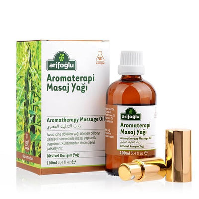 Arifoglu Aromatherapy Massage Oil 100ml Bottle - Arifoglu