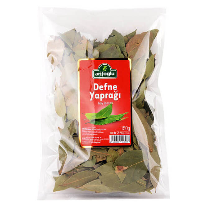 Arifoglu Bay Leaves 150g – Whole Dried Mediterranean Herb - Arifoglu