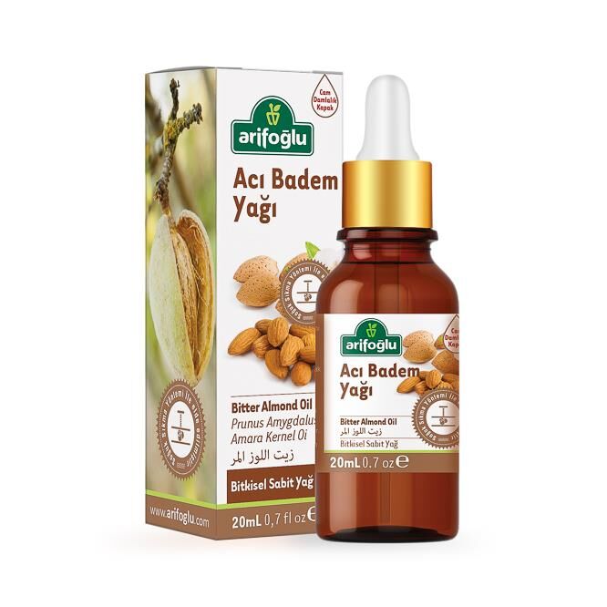 Arifoglu Bitter Almond Oil 20ml Bottle - Arifoglu