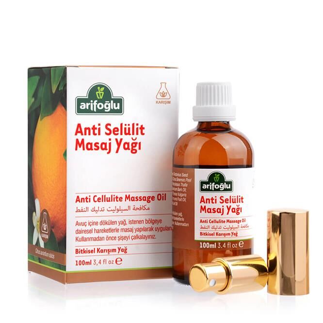 Arifoglu Anti-Cellulite Massage Oil 100ml Bottle - Arifoglu