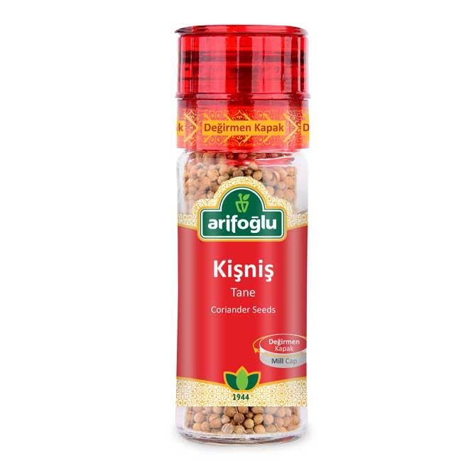 Arifoglu Whole Coriander Seeds Grinder 35g bottle - Arifoglu