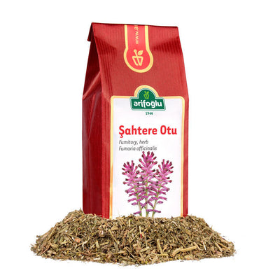 Arifoglu Dried Fumitory Herb Shahtere 90g Pack - Arifoglu