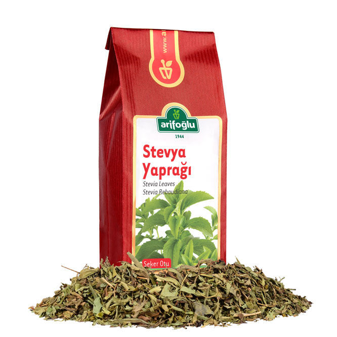 Arifoglu Dried Stevia Leaves 50g Pack - Arifoglu