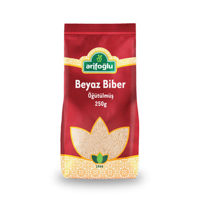 Arifoglu Ground White Pepper 250g – Fine Mild Spice - Arifoglu