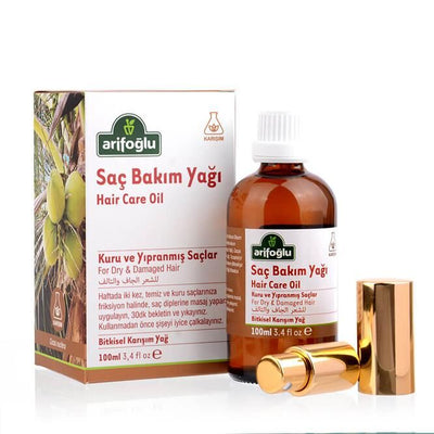 Arifoglu Hair Oil for Dry Hair 100ml Bottle - Arifoglu