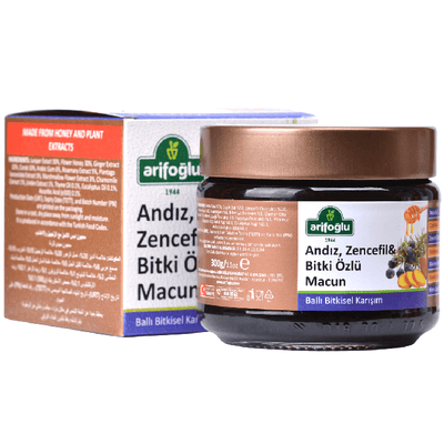 Arifoglu Andiz Ginger Herbal Paste 300g Jar - Arifoglu