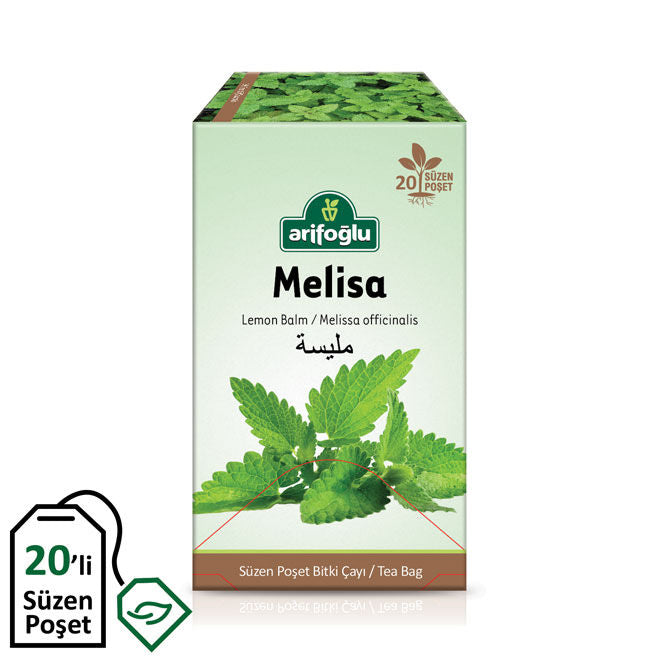 Arifoglu Lemon Balm Herbal Tea 20 Filter Bags – Melissa Calming Blend