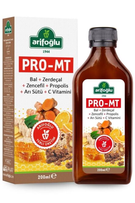 Arifoglu Miracle Mix 200ml – Honey Turmeric Ginger Royal Jelly Bottle - Arifoglu