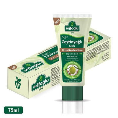 Arifoglu Natural Olive Oil Cream 75ml Tube - Arifoglu