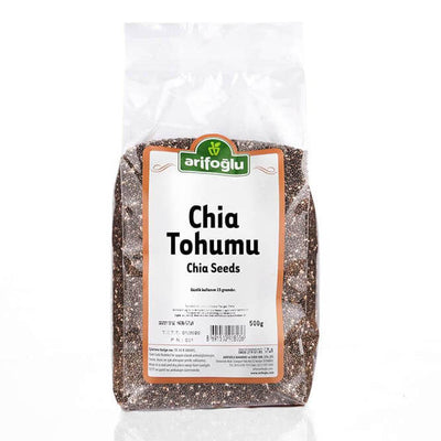 Arifoglu Organic Chia Seeds 500g Pack - Arifoglu
