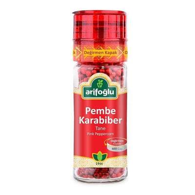 Arifoglu Pink Peppercorns Grinder 28g bottle - Arifoglu