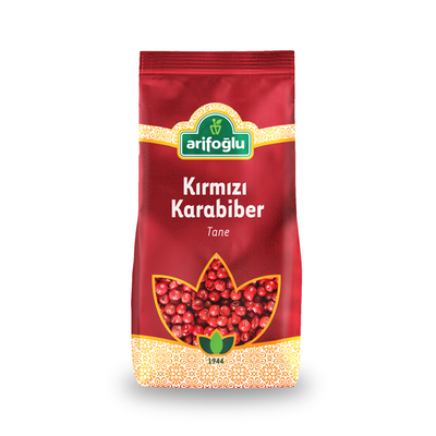 Arifoglu Pink Peppercorns Whole Hot 70g pouch - Arifoglu