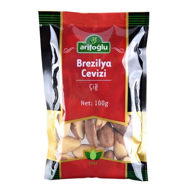 Arifoglu Raw Brazil Nuts 100g Pack - Arifoglu