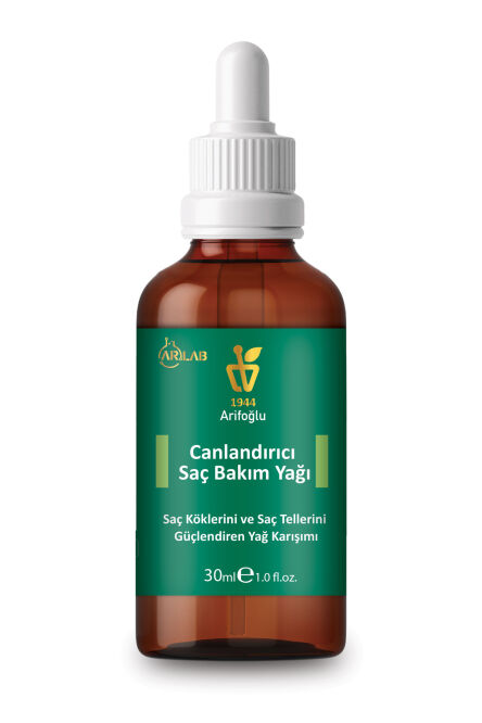 Arifoglu Revitalizing Hair Root Care Oil 30ml in amber bottle with dropper - صورة 1