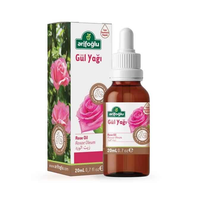 Arifoglu Rose Essential Oil 20ml Bottle - Arifoglu