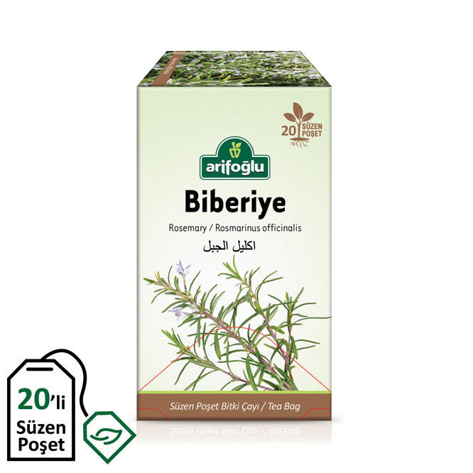 Arifoglu Rosemary Herbal Tea 20 Filter Bags – Caffeine-Free