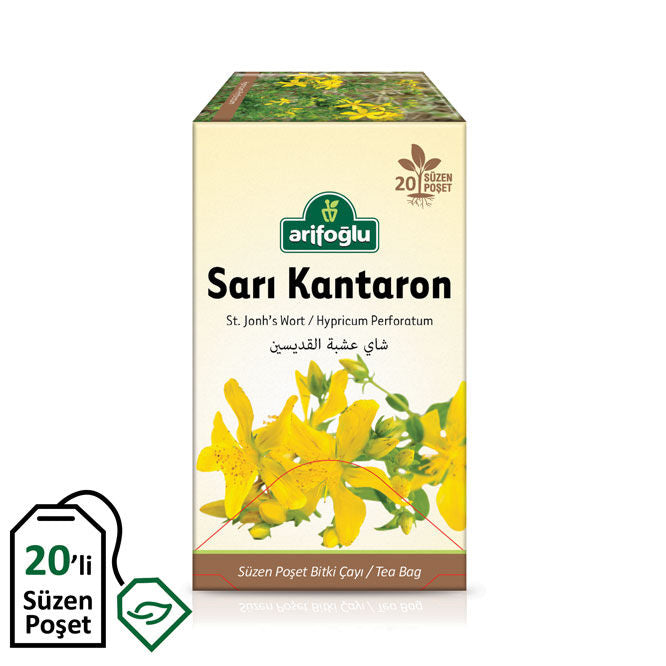 Arifoglu St. John's Wort Herbal Tea 20 Filter Bags – Herbal Calm