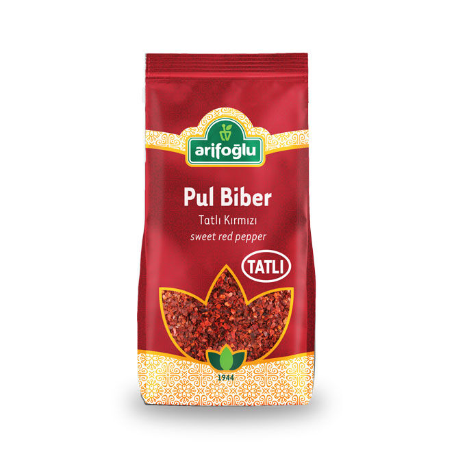Arifoglu Sweet Crushed Red Pepper Flakes 250g Economy Pack - Arifoglu