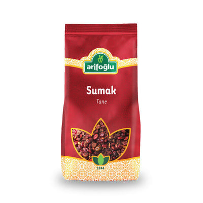 Arifoglu Whole Sumac Berries 150g pouch - Arifoglu
