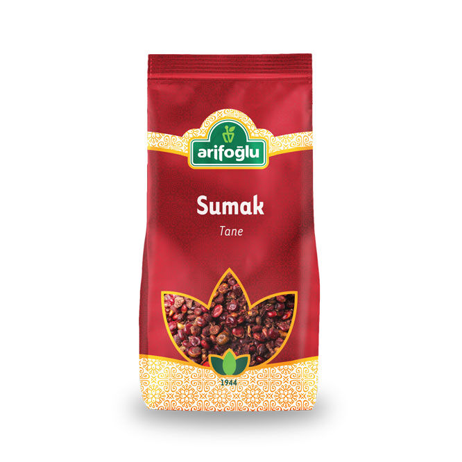 Arifoglu Whole Sumac Berries 150g pouch - Arifoglu