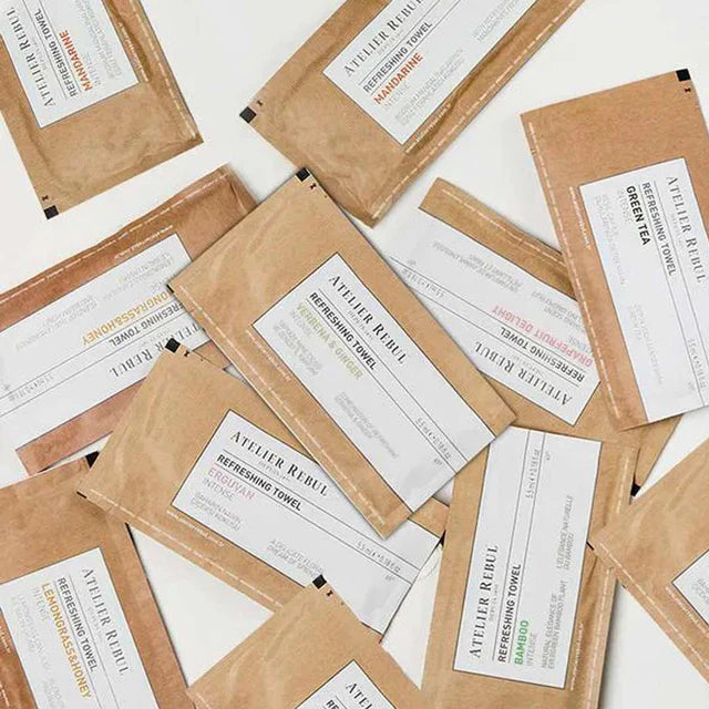 Translation missing: ar.Atelier Rebul green tea scented wet wipes 70 degrees pack of 100 - Atelier Rebul - accessibility.image_number 2