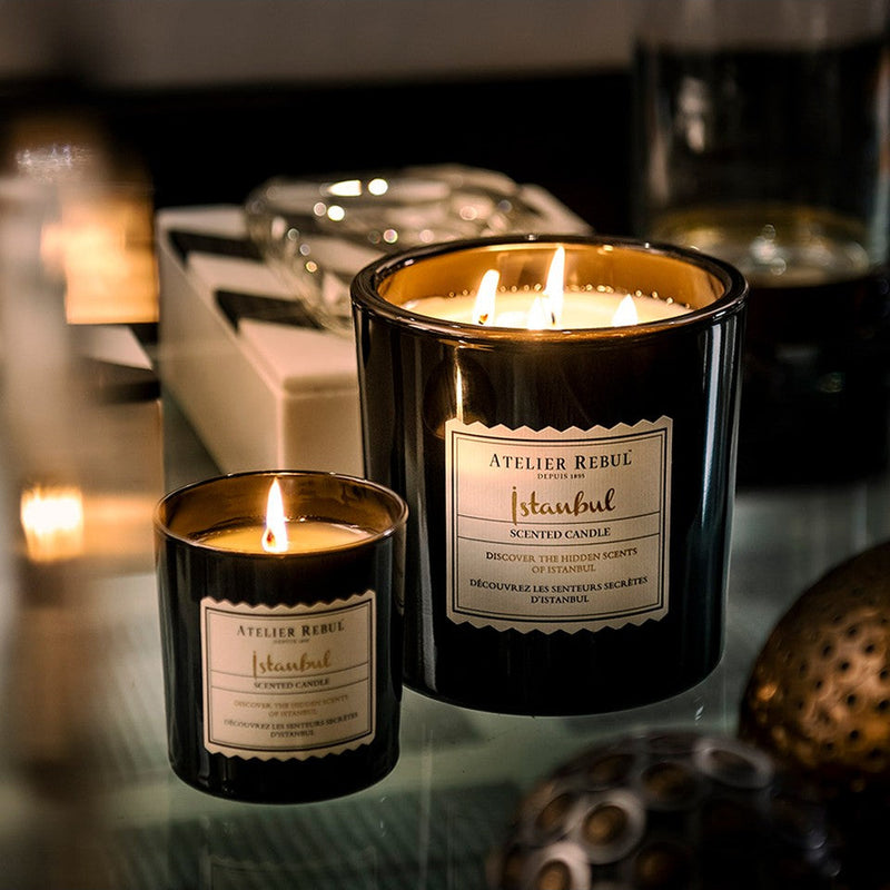 Translation missing: ar.Atelier Rebul Istanbul scented candle 210 g in elegant glass jar - Atelier Rebul - accessibility.image_number 2