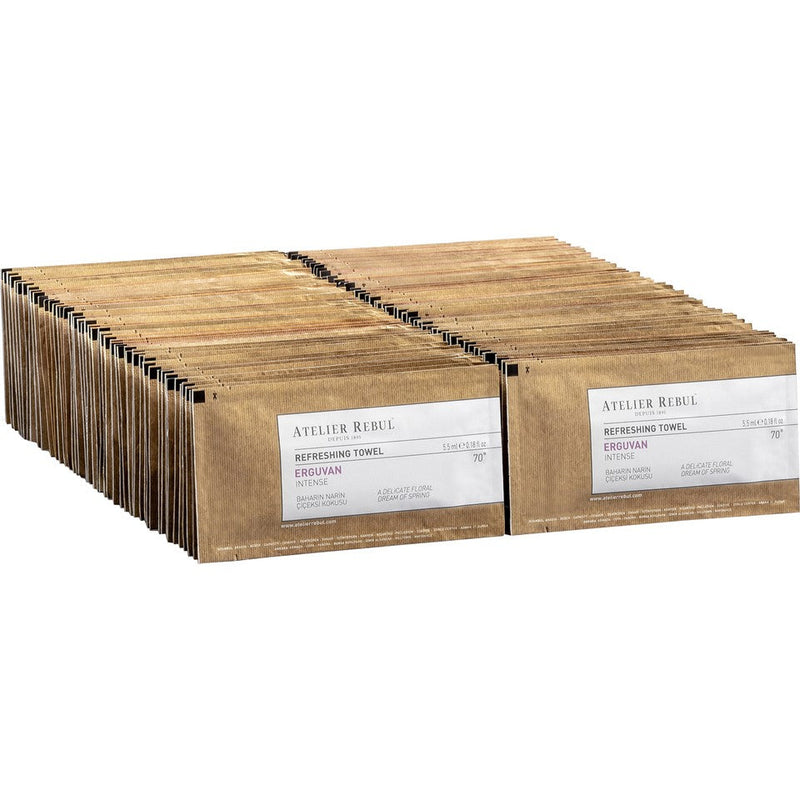 Translation missing: ar.Atelier Rebul Judas Tree scented wet wipes 70 degrees pack of 100 - Atelier Rebul - accessibility.image_number 1