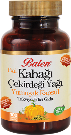 Balen Pumpkin Seed Oil 1380mg 100 Softgel Capsules - Balen