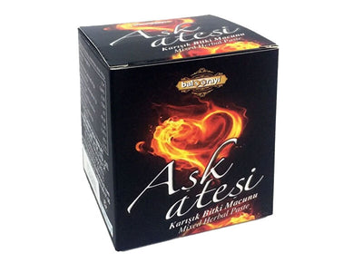 Balsarayi Ask Atesi Mixed Herbal Paste 230g – Natural herbal blend for romantic moments, sealed glass jar - Balsarayi