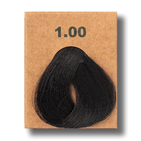 Translation missing: ar.BioMagic Hair Color Cream Black No: 1.00 packaging and product view - BioMagic - accessibility.image_number 2