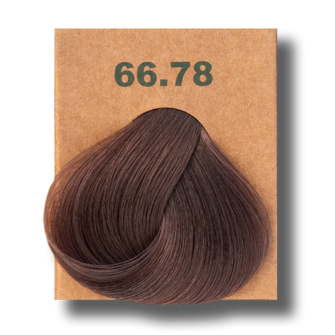 Translation missing: ar.BioMagic Hair Color Cream Chocolate Caramel No: 66.78 packaging and product view - BioMagic - accessibility.image_number 2