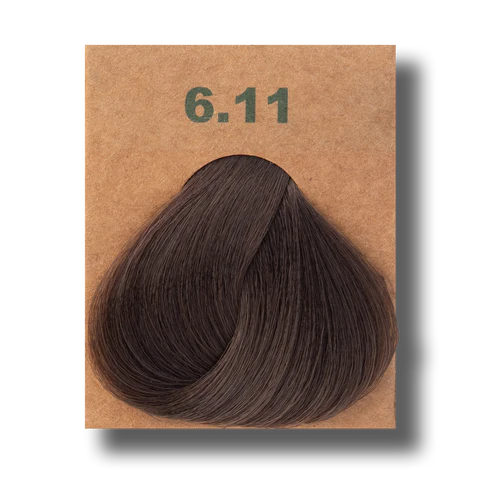 Translation missing: ar.BioMagic Hair Color Cream Intense Ash Dark Brown No: 6.11 packaging and product view - BioMagic - accessibility.image_number 2