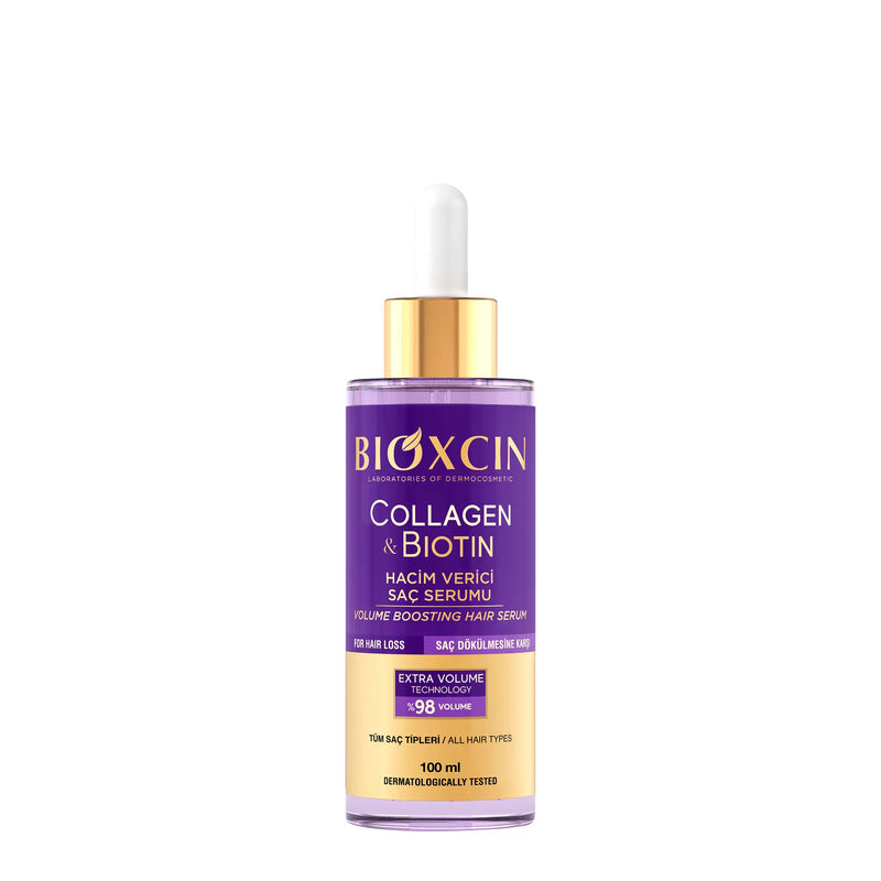 Translation missing: ar.Bioxcin Collagen &amp; Biotin Hair Serum 100 ml packaging and product view - Bioxcin - accessibility.image_number 2