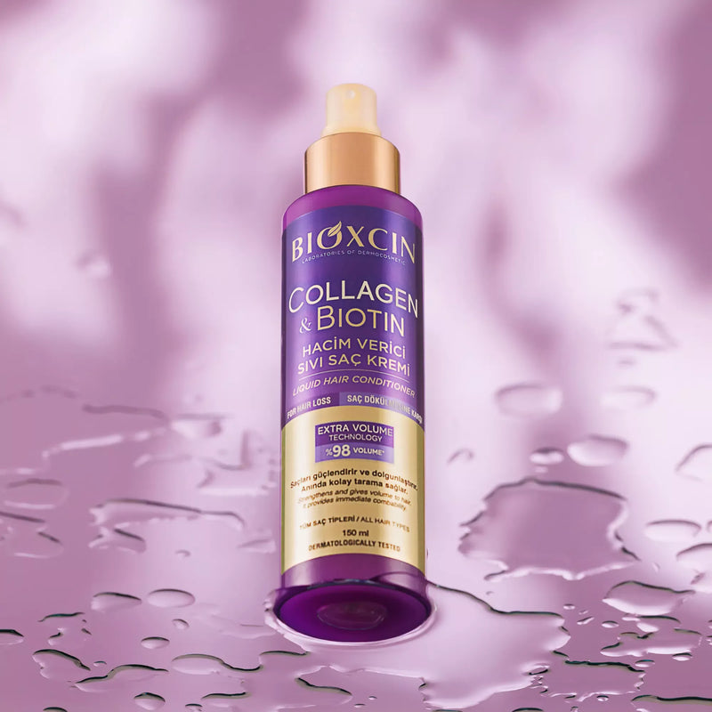 Bioxcin Collagen & Biotin Leave-In Hair Conditioner 150 ml packaging and product view - Bioxcin - Image 3