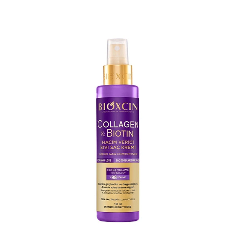 Bioxcin Collagen & Biotin Leave-In Hair Conditioner 150 ml packaging and product view - Bioxcin - Image 1