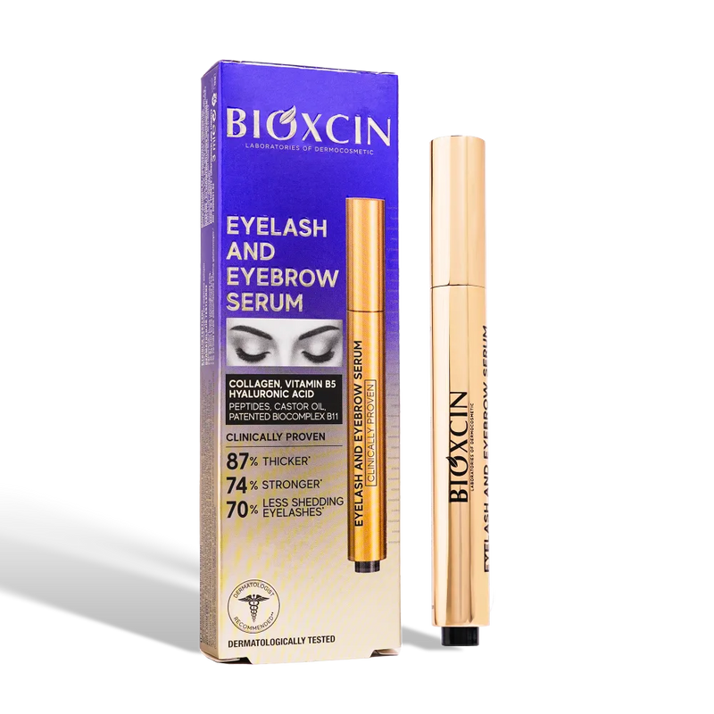 Bioxcin Eyebrow and Eyelash Serum 3ml – Nourishing serum for fuller brows and lashes - Bioxcin - Image 4