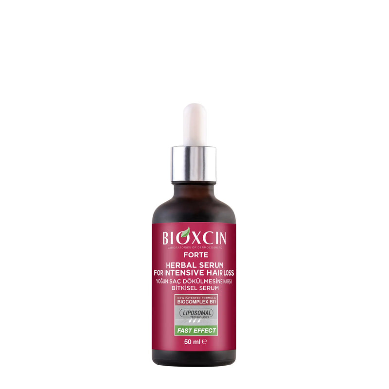 Bioxcin Forte Advanced Anti Hair Loss Serum 50 ml, 3 Ampoules packaging and product view - Bioxcin - Image 2