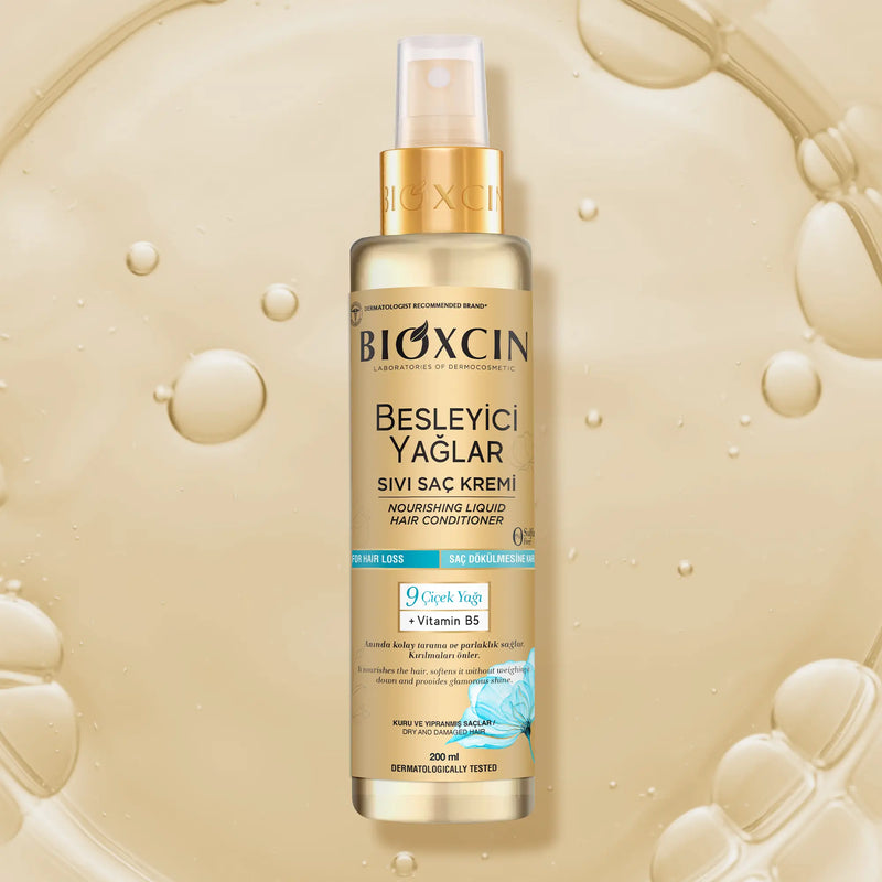 Bioxcin Nourishing Oils Leave-In Hair Conditioner 200 ml packaging and product view - Bioxcin - Image 2