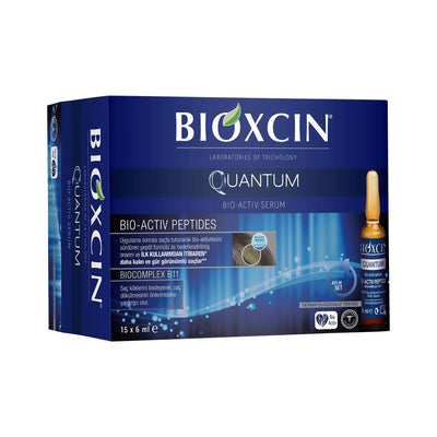 Bioxcin Quantum Bio-Activ Serum 15 x 6 ml packaging and product view - Bioxcin