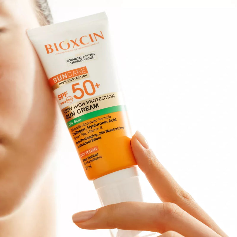 Translation missing: ar.Bioxcin Sun Care Sunscreen SPF 50+ for Oily Skin – Matte finish, oil-control sun cream - Bioxcin - accessibility.image_number 4