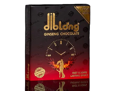 Diblong bitter chocolate with ginseng 16 g premium cocoa
 - Diblong