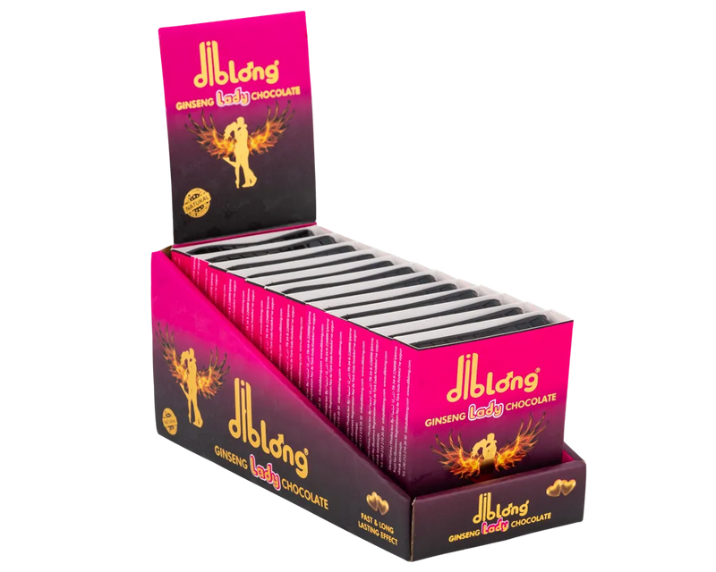 Translation missing: en.Diblong Lady bitter chocolate with ginseng 16 g
 - Diblong - accessibility.image_number 2