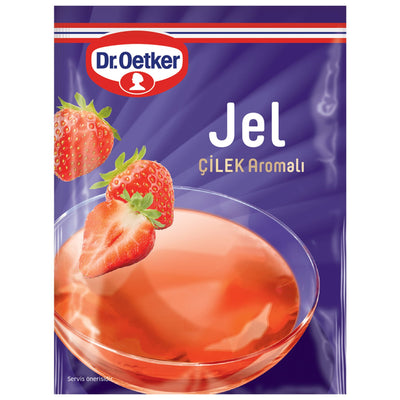 Dr.Oetker Strawberry Flavored Jelly 100g - Dr.Oetker