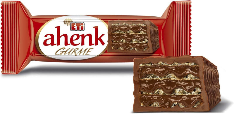 Translation missing: en.Eti Ahenk Gourmet Hazelnut Cream Wafer with Chocolate Coating 50g x 18 Pieces - Eti - accessibility.image_number 2