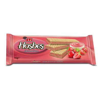 Eti Hosbes Strawberry Cream Wafer 142g - Eti